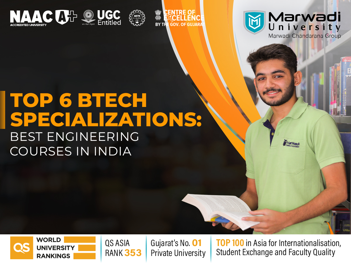 Top B.Tech specializations 2026 including AI, Computer Engineering and Mechanical