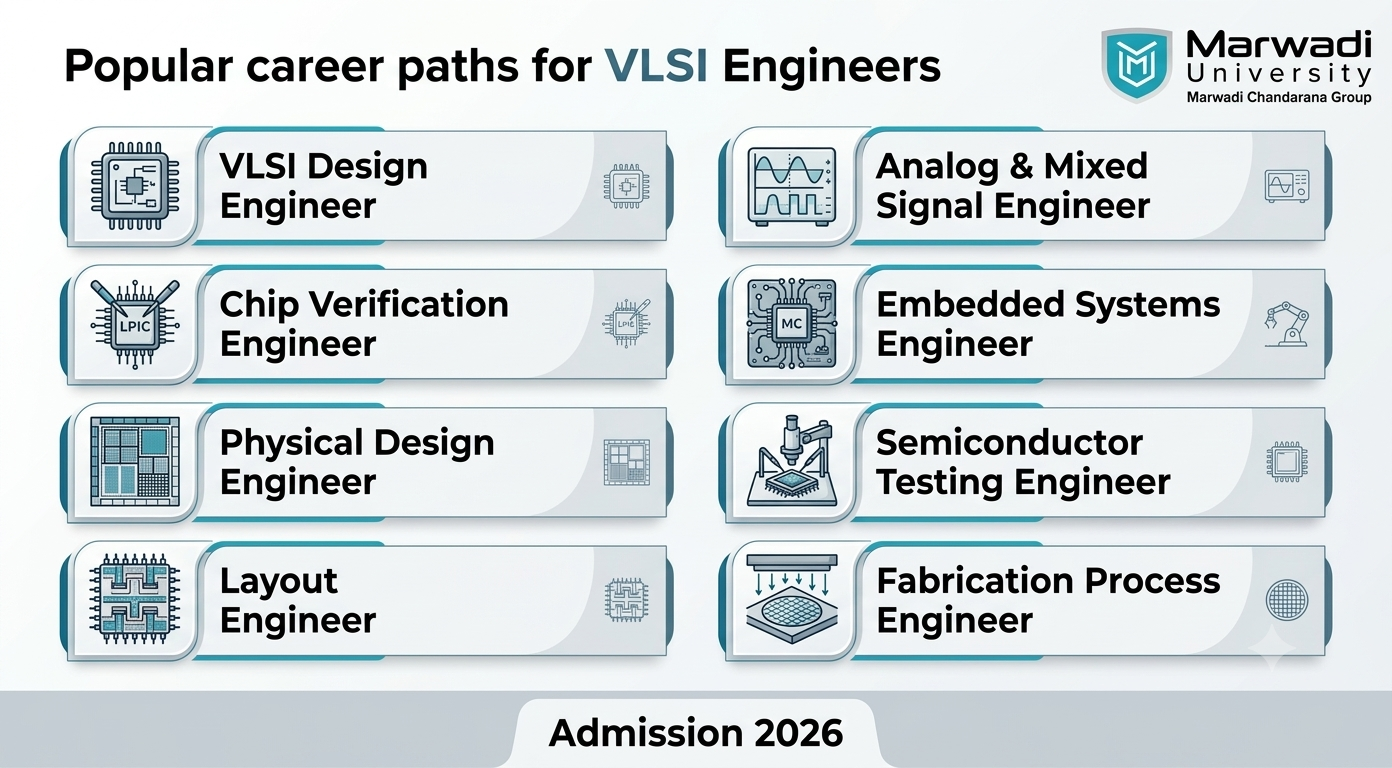 Engineering students exploring semiconductor chip design and VLSI technology as India's Semiconductor Mission creates new career opportunities in the growing semiconductor industry.